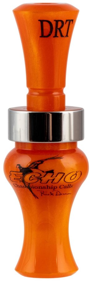 Echo 79026 Double Reed Timber Duck Call Orange Pearl Acrylic