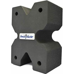 BenchMaster BMWRXBLKXL Shooting Rest High-Density Foam 11 in x 8 in
