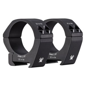 Pro Series Scope Rings - Pro Series 34mm Low 0.95'''' Rifle Scope Rings Black