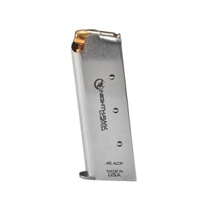 Nighthawk Custom 1911 Officer .45 ACP 7 Round Stainless Steel Magazine