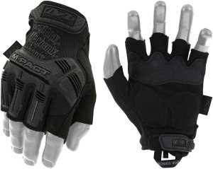 Mechanix Wear MFL55011 M-Pact Fingerless Gloves XL Black Synthetic Leather