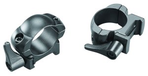Weaver Mounts 49325 Lever Lok Top Mount 1" Medium Matte Black Steel