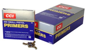 CCI PRIMERS 500 SMALL PISTOL 5000 PACK