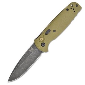 Benchmade 4300BK-02 CLA 3.4" OD Green G10 CPM-MAGNACUT Knife