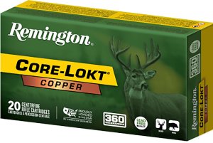 Remington 360 Buckhammer 160gr Core-Lokt Tipped 20 Rounds R20061