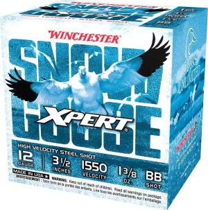 Winchester WXS12LBB 12 Gauge 3.5 in 1 3/8 oz BB Shot 1550 fps 25 Rounds