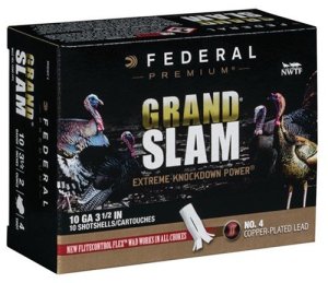 Federal Premium PFCX101F Turkey Loads 10 Gauge 3.5 In 2oz #4 10rd Box