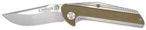 Camillus 19195 Sevens 2.75" Folding Knife AUS-8 Blade Desert Tan Handle