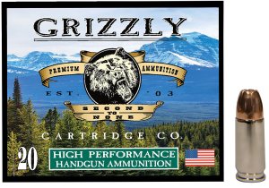 Grizzly GC9+P+CM9 9mm+P 115gr JHP Ammo 20/Box 1250fps