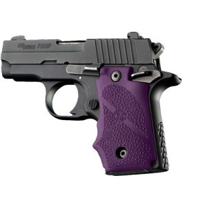Hogue SIG P238 Cobblestone Rubber Grips Purple 38006
