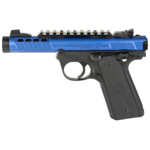 Ruger 43961 Mark IV 22LR Pistol, 4.4" Barrel, Blue, 10 Rounds, 2 Mags