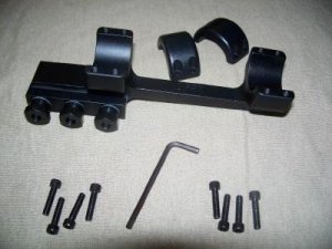 DNZ 121FPT Freedom Reaper 1-Piece Picatinny Rail Mount - Black Aluminum