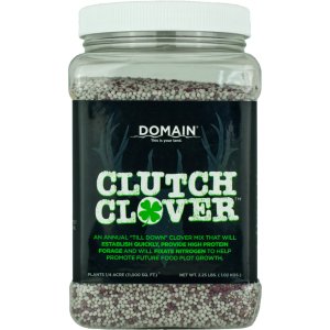 Domain Clutch Clover Seed 1/4 Acre Nitrogen-Fixing Cover-Crop Mix