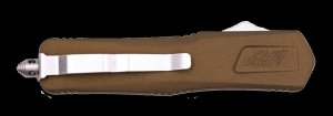 Great Lakes Firearms GLKMDSMTBRZ 3.5" OTF Steel Blade Bronze Handle