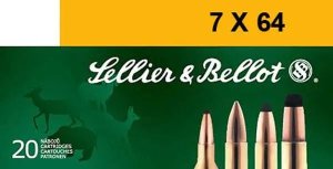 Sellier & Bellot SB764B 7x64 Brenneke 173G Soft Point Ammo 20 Rounds