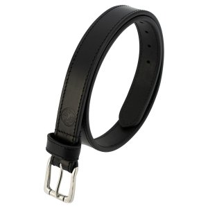 Cameleon S&W Men's Adjustable 38-40 Inch Black Leather EDC Belt