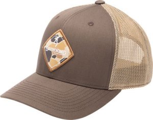 Browning 30863421 Brown/Tan Mesh Mid-Profile Snapback Cap OSFM
