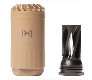HUXWRX 3064 Blastphemy+ Muzzle Device 5.56/.223 Black Nitride