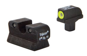Trijicon 600514 HD Night Sights Green/Yellow Tritium for Colt 1911
