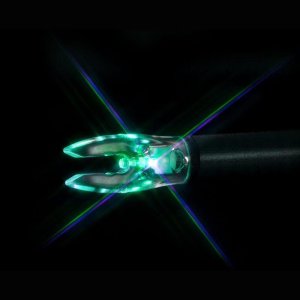 Feradyne Outdoors NT-320 Lighted Nocks Strobing Blue/Green 3pk