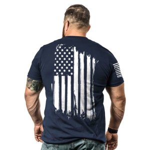Nine LINE APPAREL AMERICA-TSHIRT NAVY SMALL