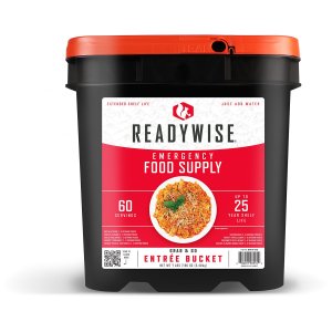 ReadyWise Grab N Go Bucket RW10160 Freeze-Dried Entrees 60 Servings