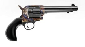 UBERTI Bonney "Billy the Kid" 1873 Cattleman 45LC 5.5" 6rd Revolver - Blued / Bison-Horn Grip