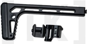 Tandemkross RIM/EDGE Folding Picatinny Buttstock Black AR