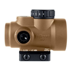 Trijicon 2200347 MRO SD Coyote Tan 1x25mm 2 MOA Green Dot Reticle Low Mount