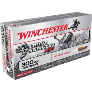 Winchester Ammo X300BLKDS Deer Season XP 300 Blackout 150 gr Extreme Point 20 Per Box/ 10 Cs