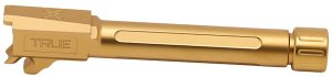 True Precision TPP365FBXTG 9mm Barrel Sig P365 4.3" Gold TiN 416R Steel
