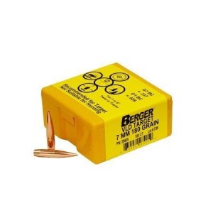 Berger 60-28405 Match Grade 7mm .284 180gr VLD Target Bullets 100ct