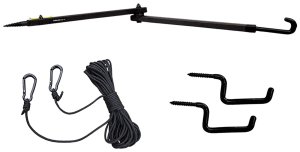 Muddy MUD-MA9045 Complete Stand Kit Pivot Arm 30ft Rope 2 Hooks