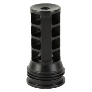 HUXWRX AR Safety Muzzle Brake-QD 1599, 1/2X28 Thread, Black Finish, 5.56 NATO, 2.3 Inches Length, 4.0 oz Weight