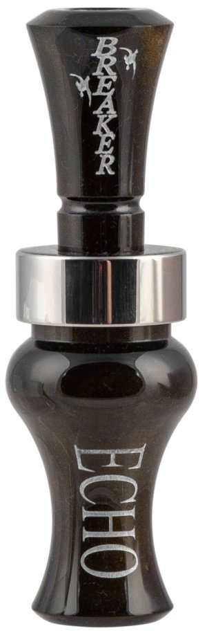 Echo 78909 Breaker Single Reed Duck Call Black Gold Pearl Acrylic
