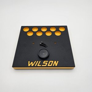 L.E. Wilson Trimmer Platform, Polyethylene, Storage for 9 Case Holders