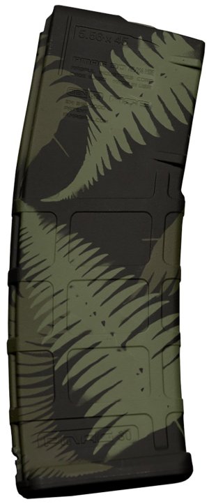 Weapon Works 228048 PMAG GEN M2 MOE 30rd AR/M4 Ferns Green Polymer