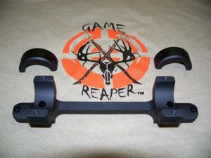 DNZ 14200 Savage Round Receiver Low SA Black Mount