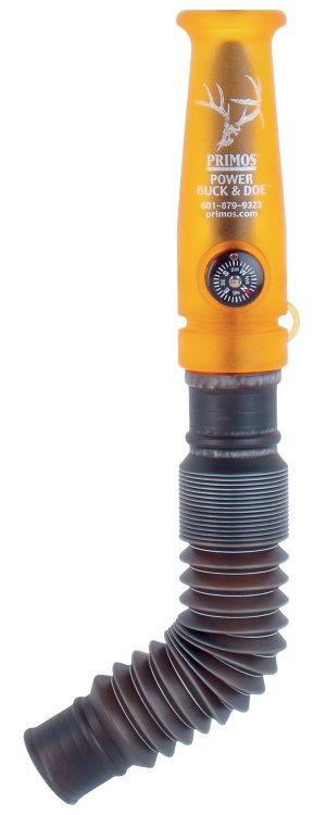 Primos 729 Power Grunter Call Single Double Reed Black Gold Plastic