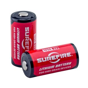 SureFire SF2SWBULK 123A Batteries 3.0V 1550mAh 130-Pack Red/Black