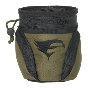 Elevation Core Release Pouch Ambush Green Dual Pockets Fleece Lined