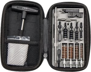 Smith & Wesson 110176 Compact Pistol Cleaning Kit .22-.45 Caliber Case