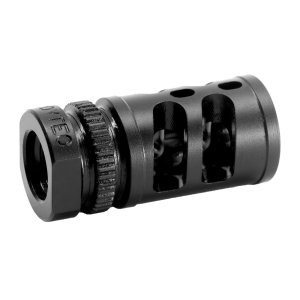 GrovTec HM351 9mm 1/2x28 Thread Black Nitride Compensator