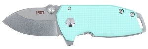 CRKT Squid Compact 1.75" D2 Steel Blade Blue G10 Handle Knife