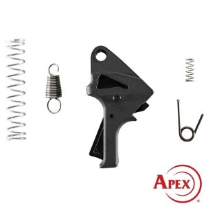 Apex Tactical S&W SDVE Flat-Faced Action Kit Black 107-114-BLK