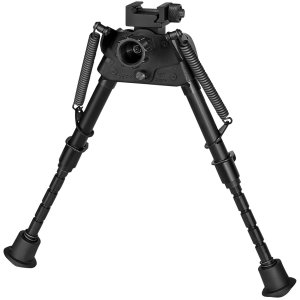 Harris Engineering S-BRMP 6-9In Swivel Picatinny Bipod Anodized Black