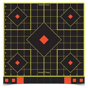 Birchwood Casey 34211 12 Inch Self-Adhesive Paper Target 100 Pack