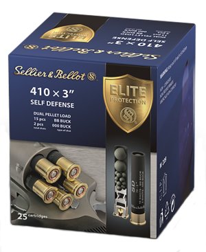 Sellier & Bellot SB410SDB 410 Gauge 3 in 15 Pellets 000 Buckshot