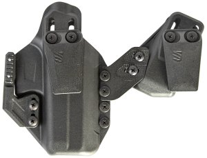 Blackhawk 416142BK Stache IWB Holster Size 42 Black Polymer Ambidextrous