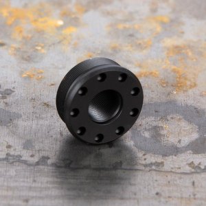 Silencer Co Alpha Direct Thread Mount, 5/8 x 34, Solid Steel, Black